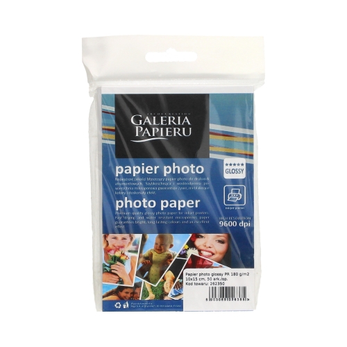 Papier fotograficzny 10x15 180g/m2 błyszczący Galeria Papieru - 50ark.