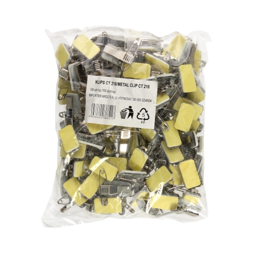 Klipsy do identyfikatorów  - 100 szt. CT218
