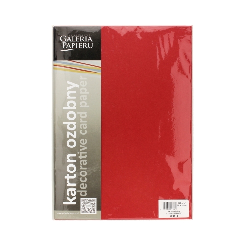 Karton wizytówkowy A4 220g czerwony Iceland (20)