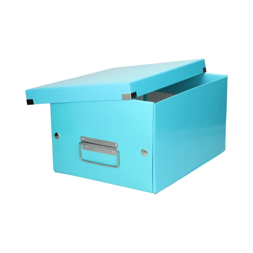 Pudełko C&S uniwersalne średnie turkusowe WOW Leitz