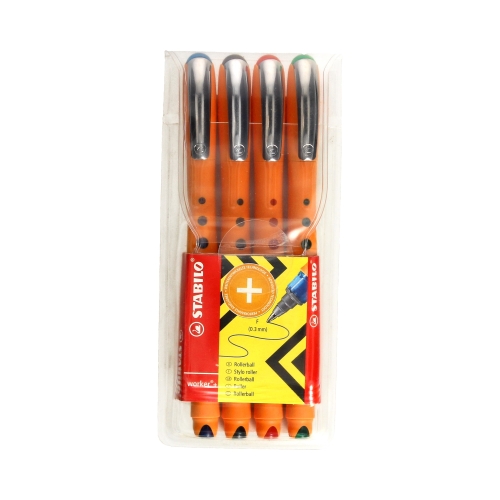 Pióro kulkowe 0.3mm 4kol Worker