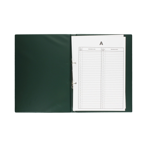 Teczka akta osobowe 2r/PP ciemno/zielona Biurfol ABCDE