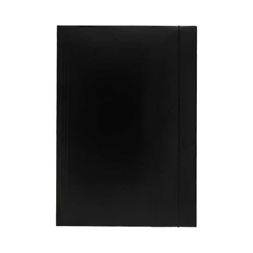 Teczka gumka A4 czarna 300g Barbara