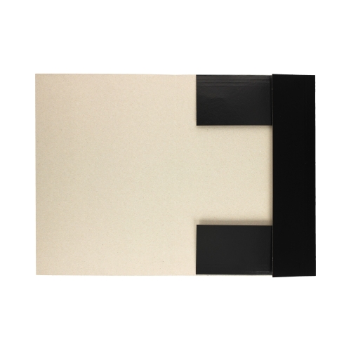 Teczka gumka A4 czarna 300g Barbara