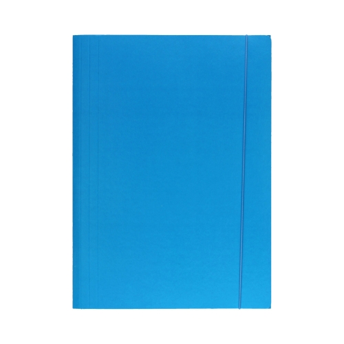 Teczka gumka A4 niebieska 300g Barbara