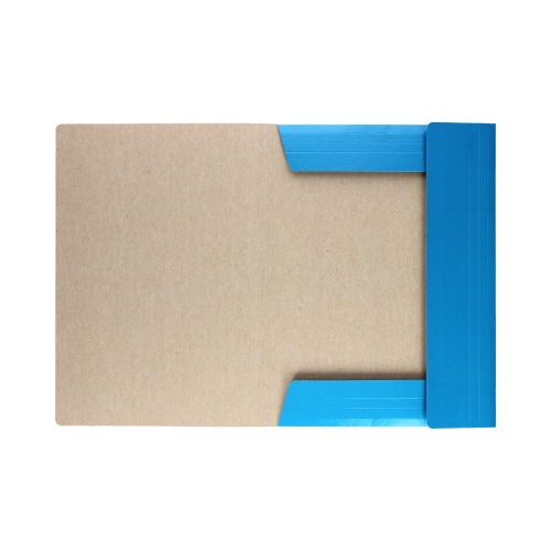 Teczka gumka A4 niebieska 300g Barbara