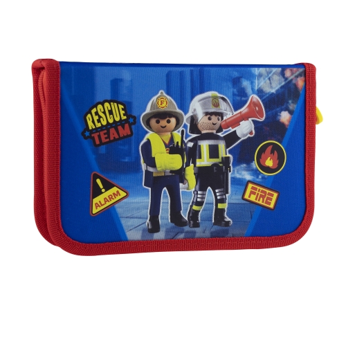 Piórnik bez wyposażenia 2 klapki straż Playmobil PL-04 503020005