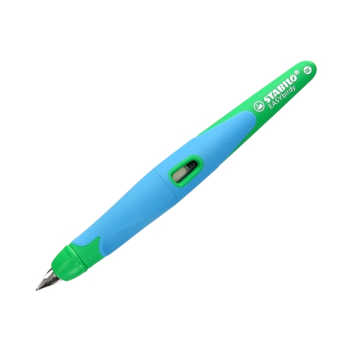 Pióro wieczne do nauki pisania niebiesko-zielone dla praworęcznych Easy Birdy Stabilo