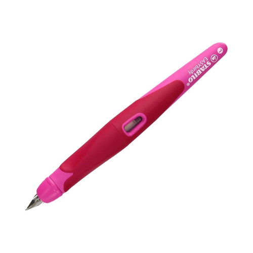 Pióro wieczne do nauki pisania jagodowo-różowe dla leworęcznych Easy Birdy Stabilo