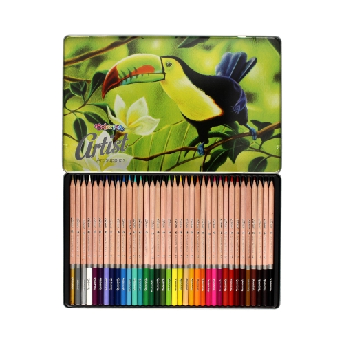 Kredki ołówkowe 36kol opakowanie metalowe Colorino 83270PTR