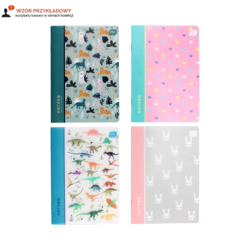 Zeszyt A5/16 kratka PP Interdruk