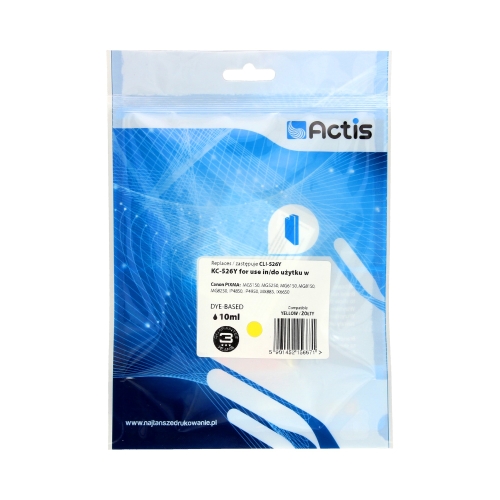 Tusz Canon CLI526Y yellow 10ml Actis