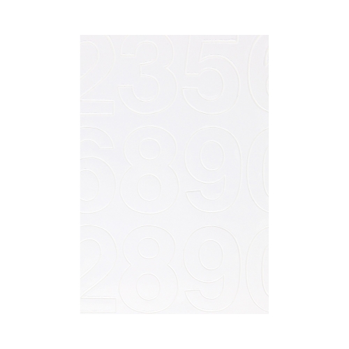 Cyfry samoprzylepne 50mm białe