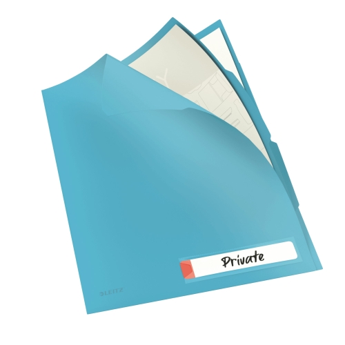 Folder A4 - 3 przegródki niebieski Leitz Cosy