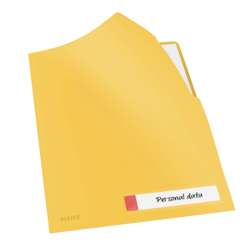 Folder A4 kieszonka na etykietę żółty Leitz Cosy 47080019