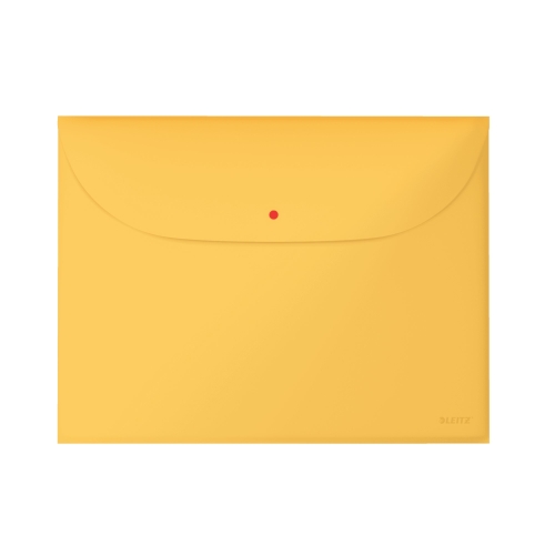 Teczka kopertowa A4 2 przegródki żółta Cosy - op. 3szt.