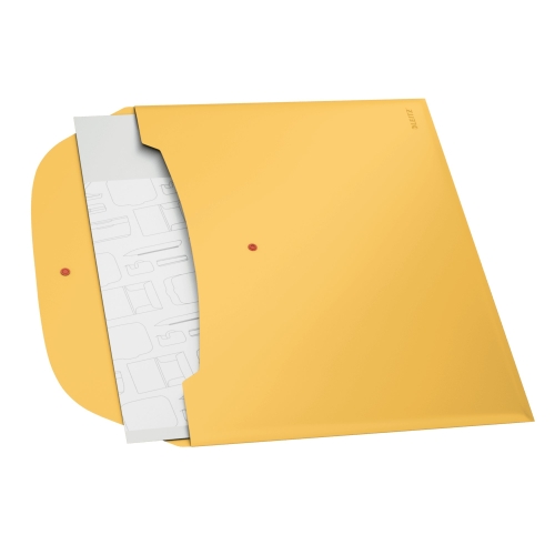 Teczka kopertowa A4 2 przegródki żółta Cosy - op. 3szt.