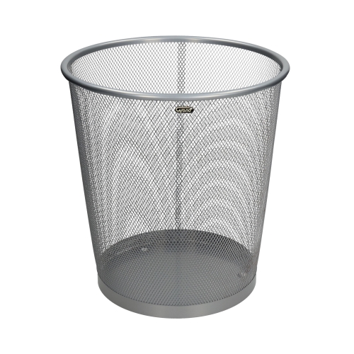 Kosz na śmieci 12l srebrny metal Grand GR-020