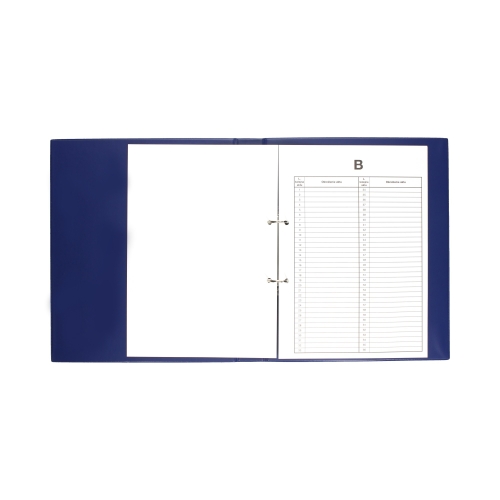 Teczka akta osobowe 2R/4cm granatowa Biurfol