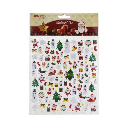 Naklejki folia 3D Boże Narodzenie Brewis CLX1