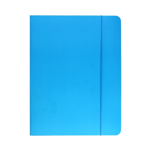 Teczka z gumką A4 niebieska 350g Kiel-Tech wykrojnik