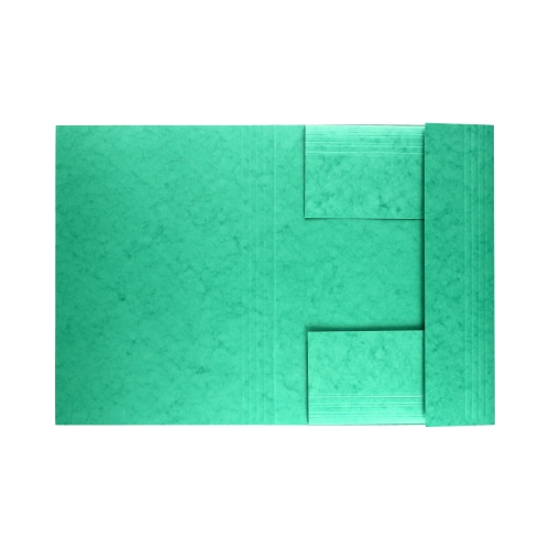 Teczka gumka A4 zielona preszpan Bigo