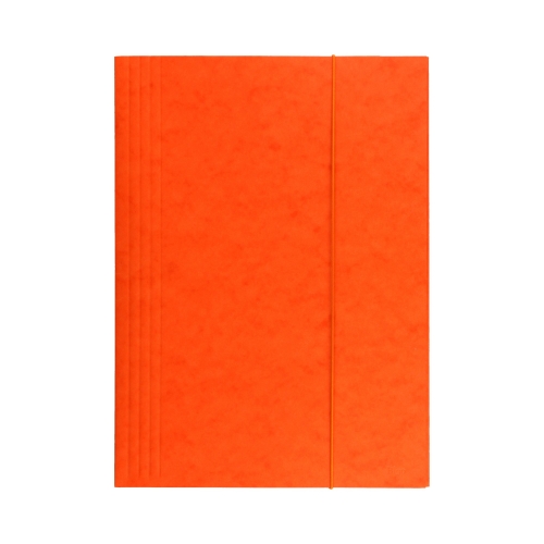 Teczka gumka A4 pomarańczowa preszpan Bigo