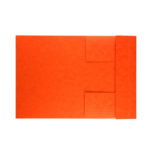 Teczka gumka A4 pomarańczowa preszpan Bigo