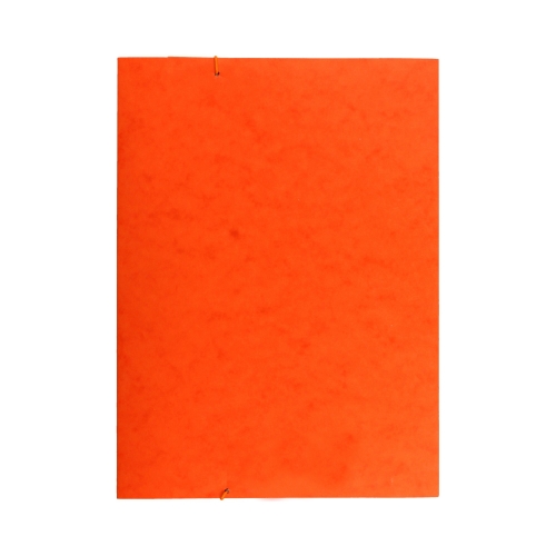 Teczka gumka A4 pomarańczowa preszpan Bigo