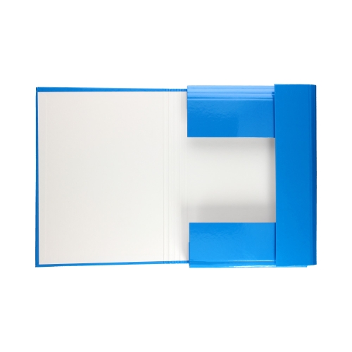 Teczka skrzydłowa gumka niebieska 35mm Barbara