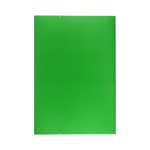 Teczka gumka A4 zielona lakier Bigo