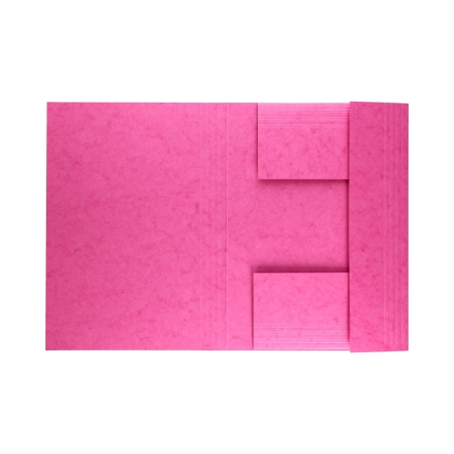 Teczka gumka A4 różowa preszpan Bigo