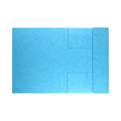 Teczka gumka A4 jasnoniebieska preszpan Bigo