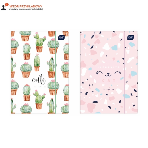 Teczka gumka A4+ Lux Trends Girls Interdruk