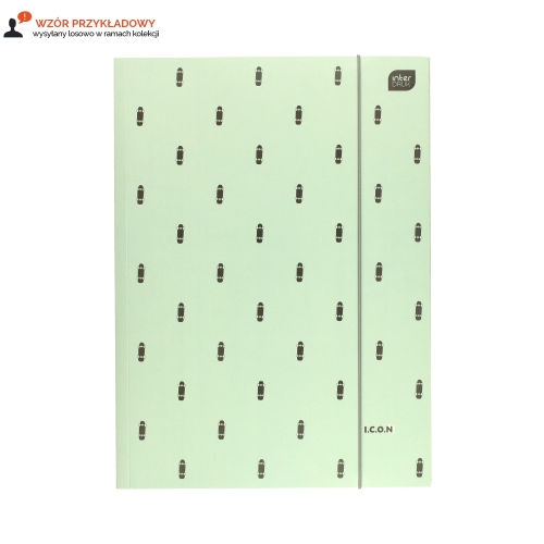 Teczka gumka A4+ Soft Touch Interdruk