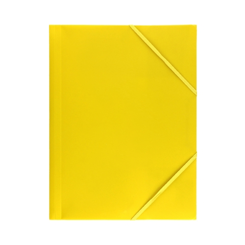 Teczka gumka A4 żółta 450mic D'Rect
