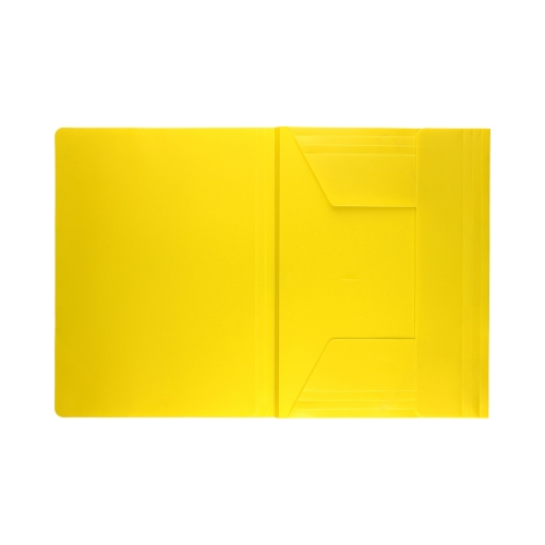 Teczka gumka A4 żółta 450mic D'Rect