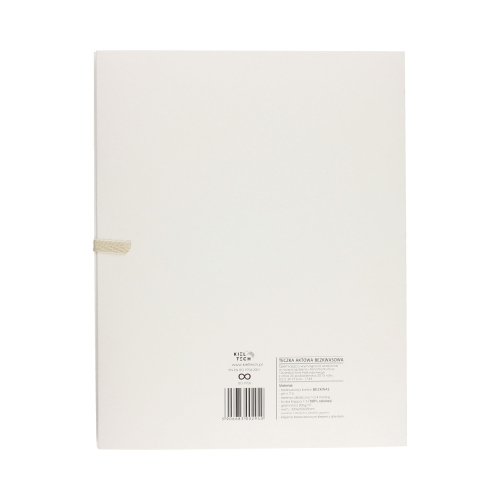 Teczka wiązana 320x250x35 biała 300g Kiel-Tech bezkwasowa