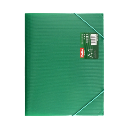 Teczka gumka A4 zielona Patio PAT4003/05