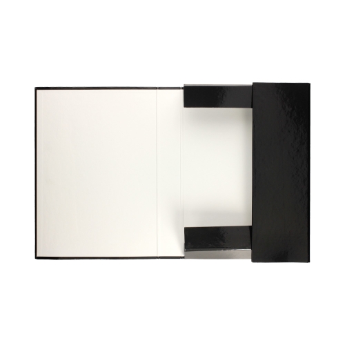 Teczka skrzydłowa gumka czarna 45mm Penmate LUX