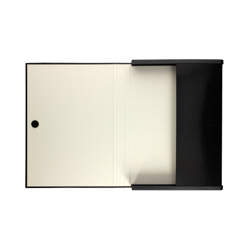 Teczka akademicka rzep czarna 35mm VauPe 314/02