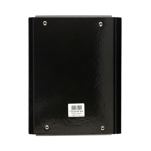 Teczka skrzydłowa A5 na rzep czarna 40mm 312/02