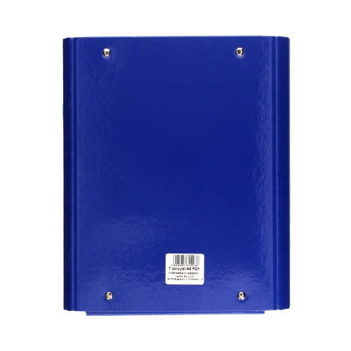 Teczka skrzydłowa A5 na rzep niebieska 40mm 312/03