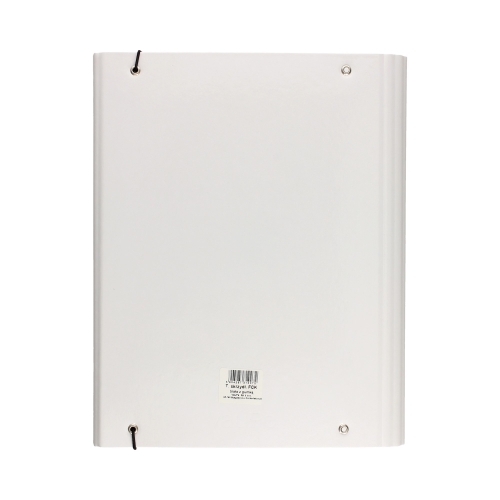 Teczka skrzydłowa gumka biała 40mm Vau Pe 310/07