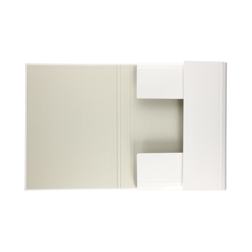 Teczka skrzydłowa gumka biała 40mm Vau Pe 310/07