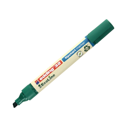Marker flipchart 1-5mm zielony ścięty Edding 32 EcoLine