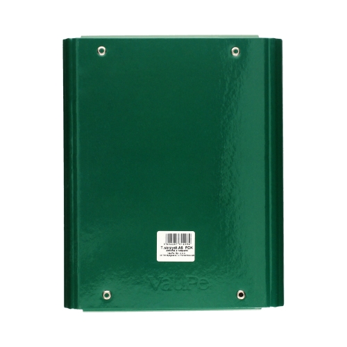 Teczka skrzydłowa A5 na rzep zielona 40mm 312/06
