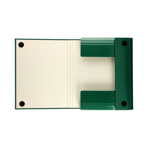 Teczka skrzydłowa A5 na rzep zielona 40mm 312/06