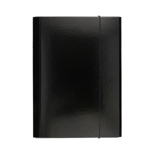 Teczka gumka A4 czarna 20mm 308/02