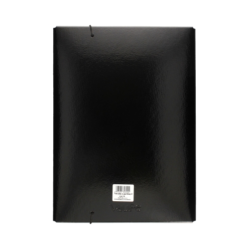 Teczka gumka A4 czarna 20mm 308/02